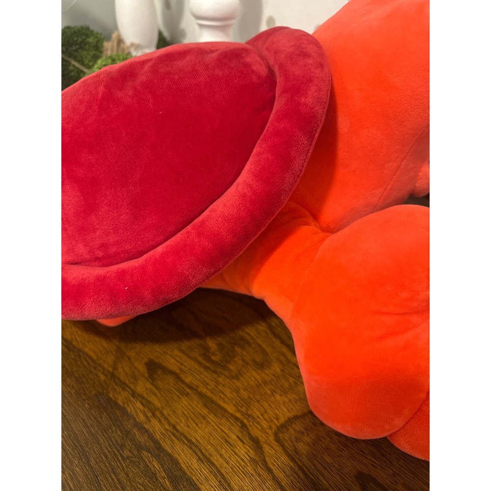 Disney Princess The Little Mermaid Sebastian Crab Plush Toy Orange Red PC229J - Picture 4 of 6